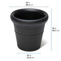 Claremont Planter™ dimensions