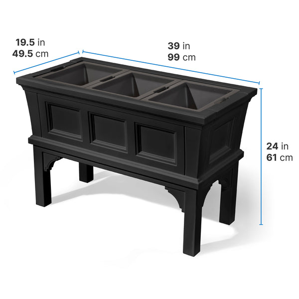 Atherton Raised Planter Box™ dimensions