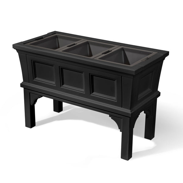 Atherton Raised Planter Box™ - Onyx Black