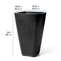 Bridgeview Tall Planter™ dimensions