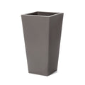 Tremont Tall Square Tapered Planter™ - Dark Cedar