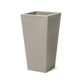 Tremont Tall Square Tapered Planter™ - Concrete Gray
