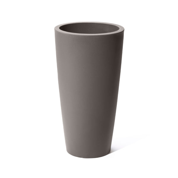 Tremont Tall Round Tapered Planter™ - Dark Cedar