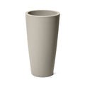 Tremont Tall Round Tapered Planter™ - Concrete Gray