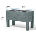 Lakewood Raised Planter™ dimensions