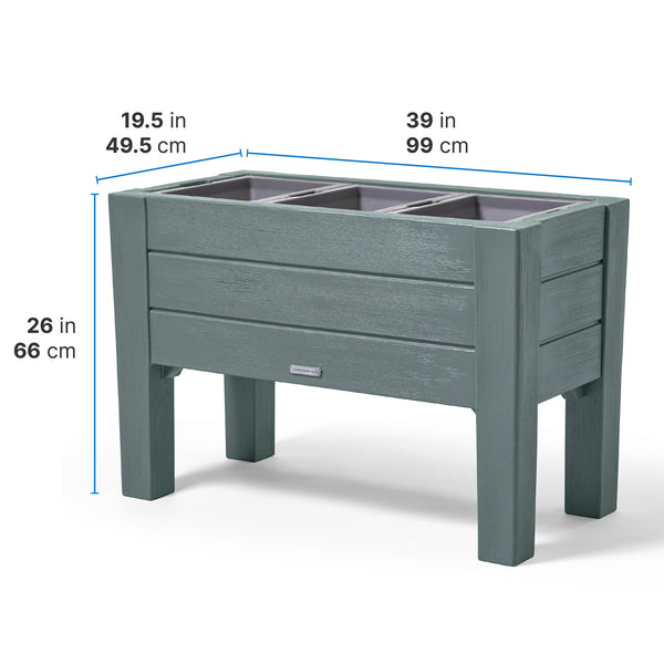Lakewood Raised Planter™ dimensions