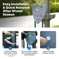 Snow Shield easy installation