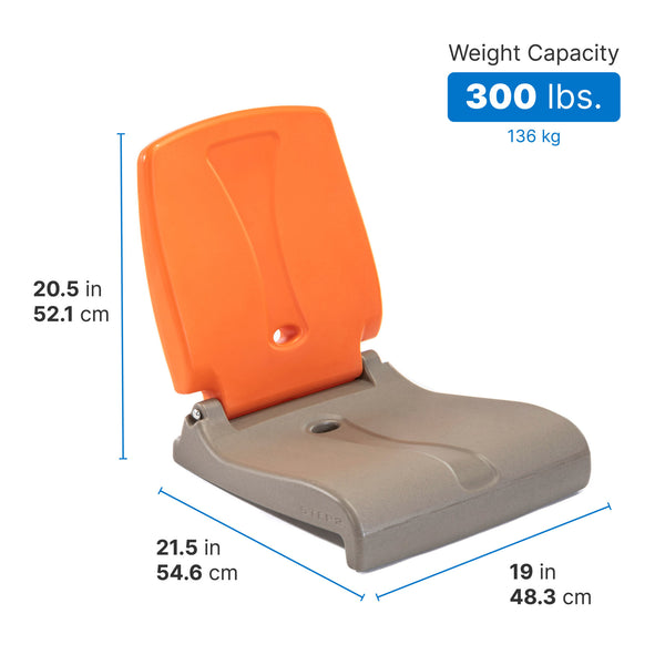 Flip Seat™ dimensions