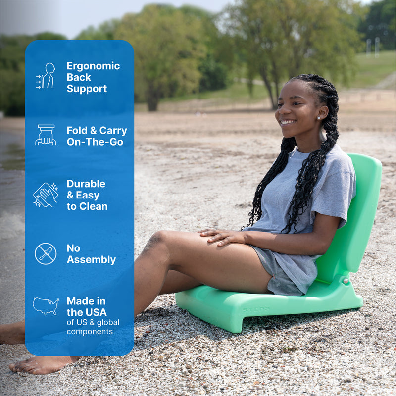 Flip Seat™  features graphic