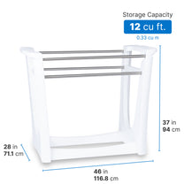 Vero Pool Side Organizer dimensions diagram