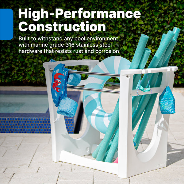 pool spielzeug aufbewahrung Step2 Vero Poolside Organizer 544699