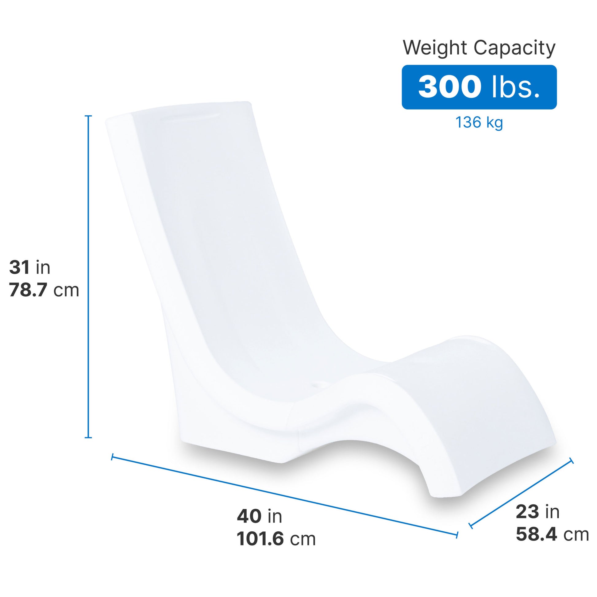 Vero Chair dimensions