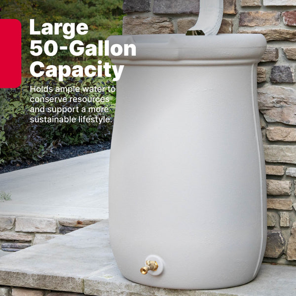 Fernway Rain Barrel™ 50 gallon capacity