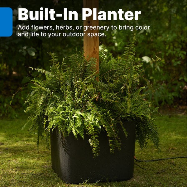 Firefly String Light Pole Stand with Planter™ (2pk)