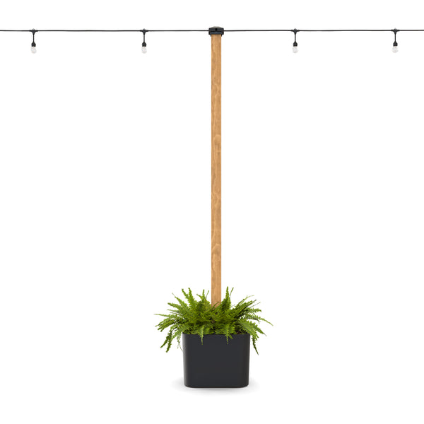 Firefly String Light Pole Stand with Planter™ (2pk)