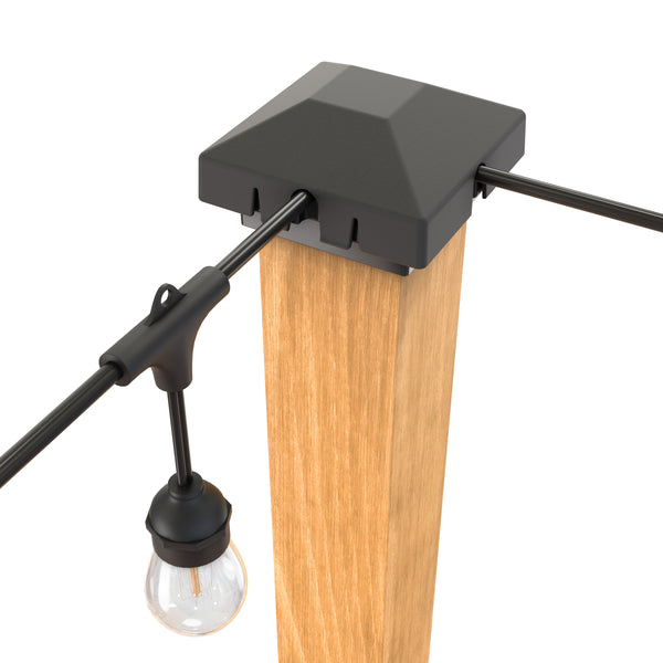 Firefly String Light Pole Stand with Planter™ (2pk)