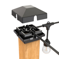 Firefly String Light Pole Stand with Planter™ (2pk)