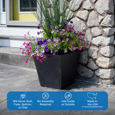 Tremont Short Square Planter™ 14