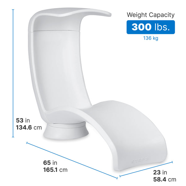 Mondello Lounger with Shade dimensions