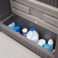 Hot Tub Storage Steps With Handrail with 1.5 cubic feet storage area