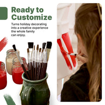 Paintable Large 3-Pack Outdoor Christmas Ornaments