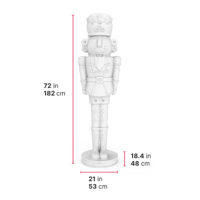 Giant 6ft Paintable Nutcracker Prince