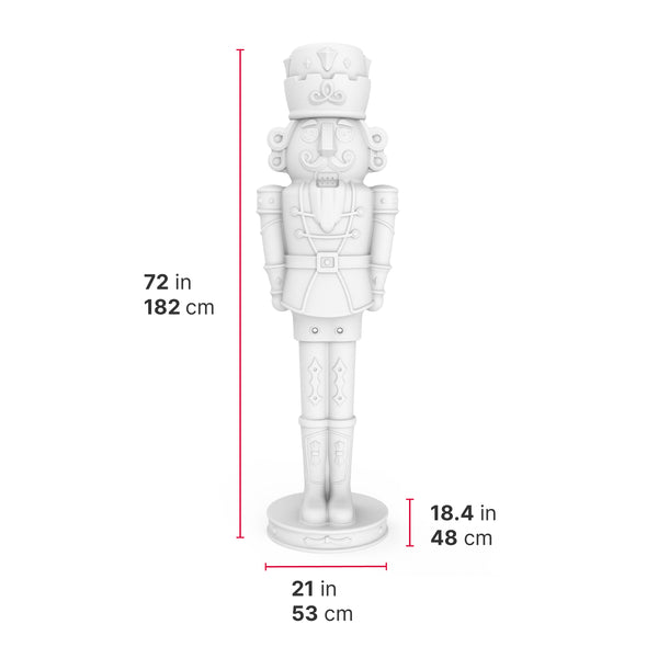 Giant 6ft Paintable Nutcracker Prince