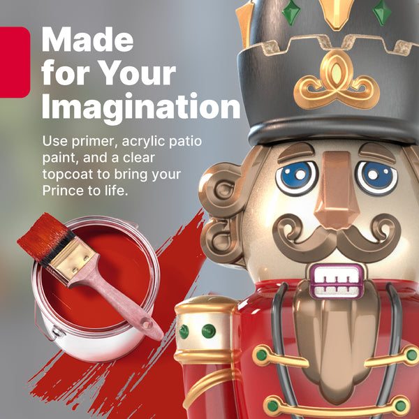 Giant 6ft Paintable Nutcracker Prince