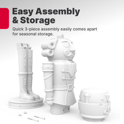 Giant 6ft Paintable Nutcracker Prince