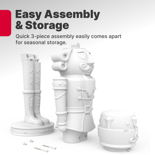 Giant 6ft Paintable Nutcracker Prince