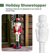 4ft Paintable Nutcracker Prince Jr