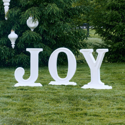 Paintable Large 3-Pack Outdoor Christmas Ornaments