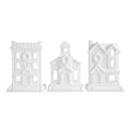 Paintable Large 3-Piece Outdoor Christmas Village