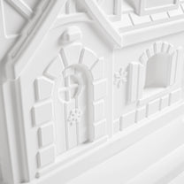 Paintable Large 3-Piece Outdoor Christmas Village