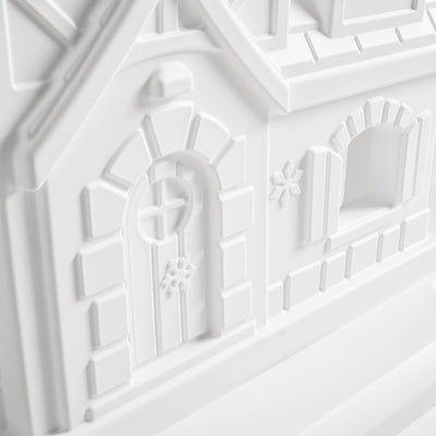 Paintable Large 3-Piece Outdoor Christmas Village