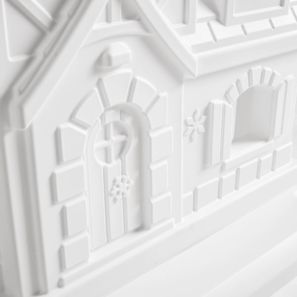 Paintable Large 3-Piece Outdoor Christmas Village