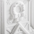 Paintable Large 3-Piece Outdoor Christmas Village