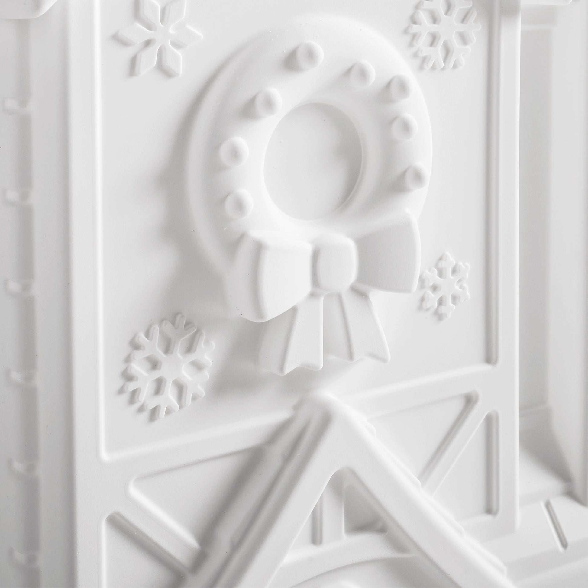 Paintable Large 3-Piece Outdoor Christmas Village
