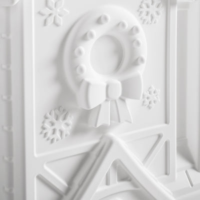 Paintable Large 3-Piece Outdoor Christmas Village
