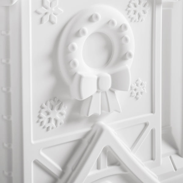 Paintable Large 3-Piece Outdoor Christmas Village