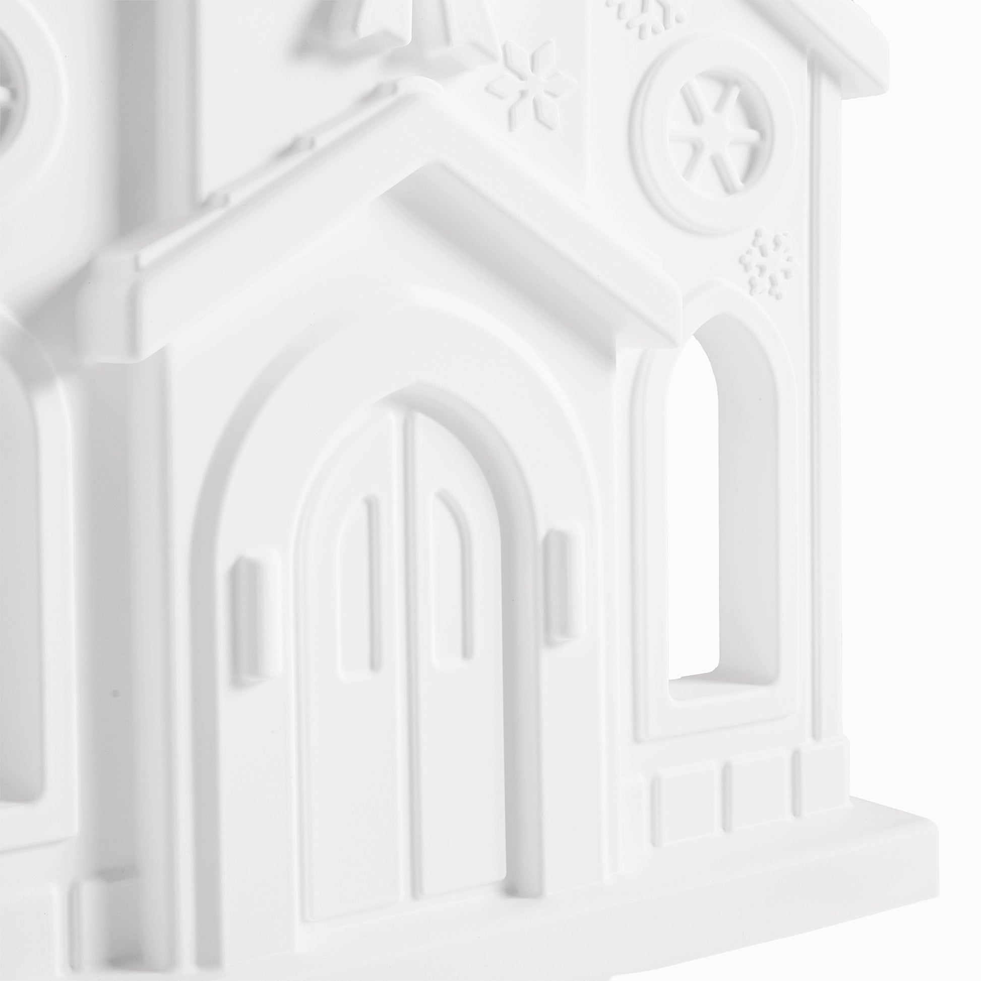 Paintable Large 3-Piece Outdoor Christmas Village