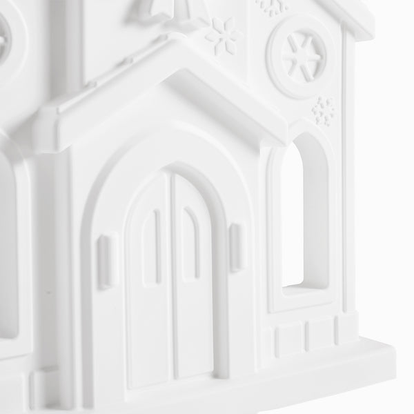 Paintable Large 3-Piece Outdoor Christmas Village