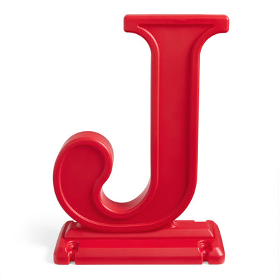 Paintable Large Outdoor 3-Piece Christmas JOY Letters Decoration - Red
