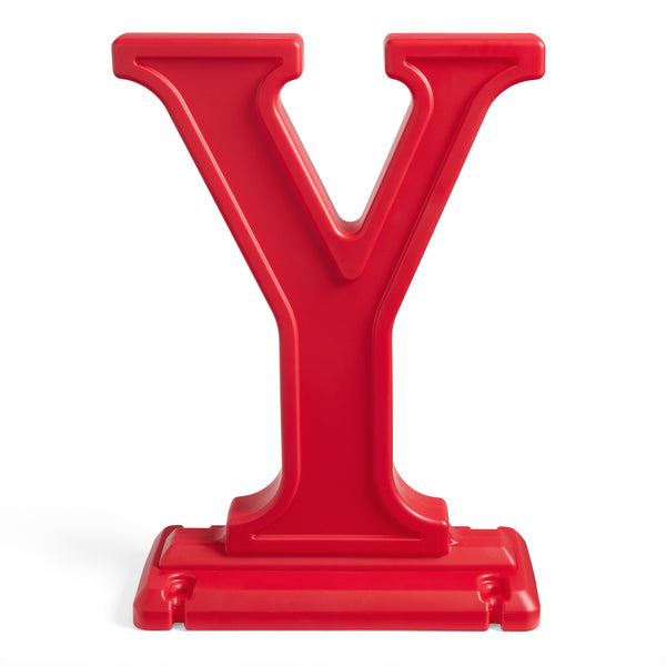 Paintable Large Outdoor 3-Piece Christmas JOY Letters Decoration - Red