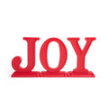 Paintable Large Outdoor 3-Piece Christmas JOY Letters Decoration - Red