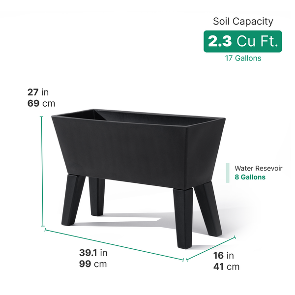 raised bed planter plastic Tremont Raised Planter
