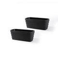 Wave Trough Planter™ 2 Pack - Black