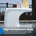 Mondello In-Pool Side Table™ one piece construction and no assembly
