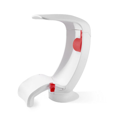 Mondello Pool Accessories™ - Coral cup holder and phone holder shown on Mondello Chair with Shade