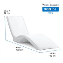 Vero Pool Lounger™ dimensions